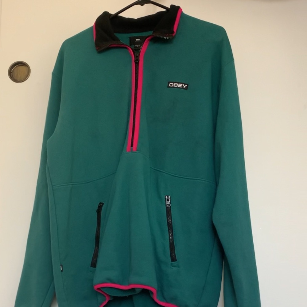 Oversized quarter zip by Obey